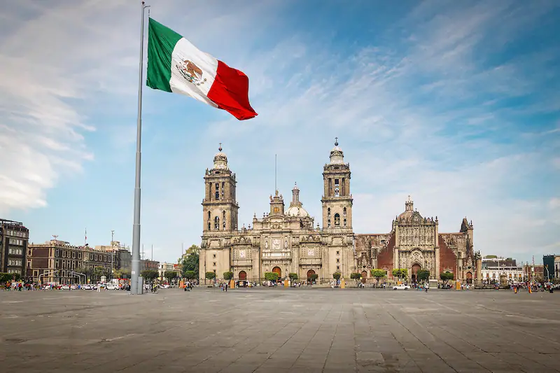Mexico plaza